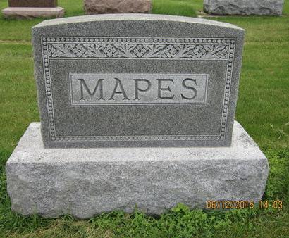 MAPES, FAMILY STONE - Dallas County, Iowa | FAMILY STONE MAPES 