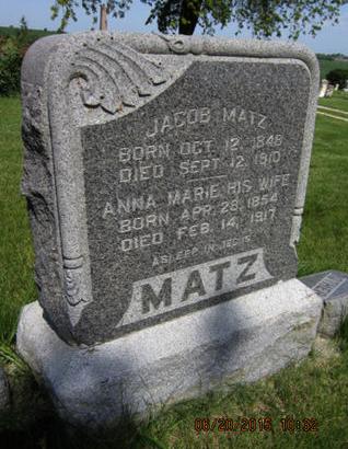 MATZ, JACOB - Dallas County, Iowa | JACOB MATZ 
