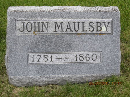 MAULSBY, JOHN - Dallas County, Iowa | JOHN MAULSBY 