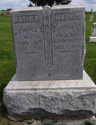 MAULSBY, M B - Dallas County, Iowa | M B MAULSBY 