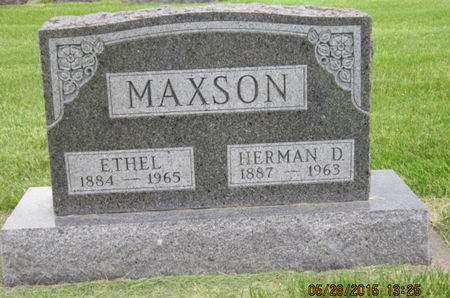 MAXSON, ETHEL - Dallas County, Iowa | ETHEL MAXSON 