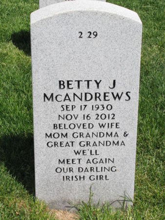 MOSS MCANDREWS, BETTY - Dallas County, Iowa | BETTY MOSS MCANDREWS 