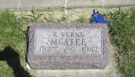 MCATEE, R VERNE - Dallas County, Iowa | R VERNE MCATEE 