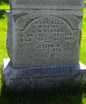 MCBRIDE, JOSEPH R - Dallas County, Iowa | JOSEPH R MCBRIDE 