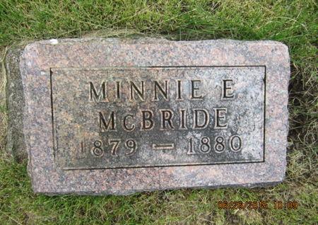 MCBRIDE, MINNIE E - Dallas County, Iowa | MINNIE E MCBRIDE 