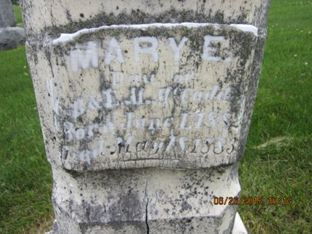 MCCADDON, MARY E - Dallas County, Iowa | MARY E MCCADDON 