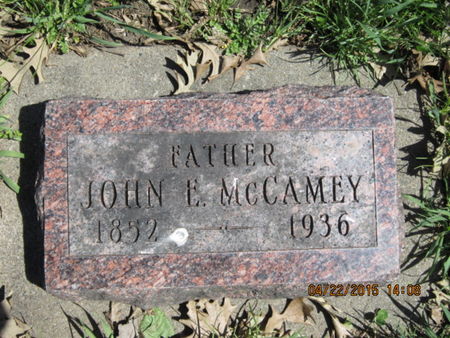 MCCAMEY, JOHN E - Dallas County, Iowa | JOHN E MCCAMEY 