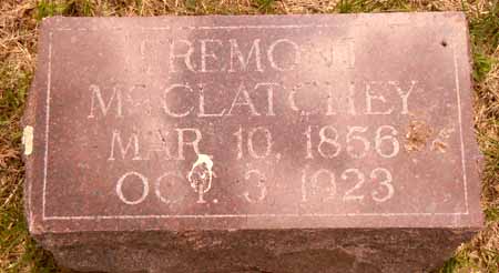 MCCLATCHEY, FREMONT - Dallas County, Iowa | FREMONT MCCLATCHEY 