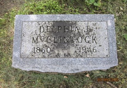 MCCLINTOCK, DELPHIA J - Dallas County, Iowa | DELPHIA J MCCLINTOCK 
