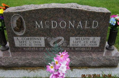 MCDONALD, A CORRINNE - Dallas County, Iowa | A CORRINNE MCDONALD 