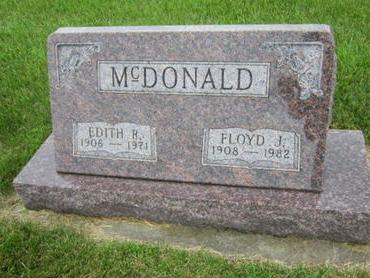 MCDONALD, EDITH R - Dallas County, Iowa | EDITH R MCDONALD 