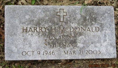 MCDONALD, HARRY H - Dallas County, Iowa | HARRY H MCDONALD 