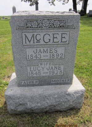 MCGEE, LUCY JANE - Dallas County, Iowa | LUCY JANE MCGEE 