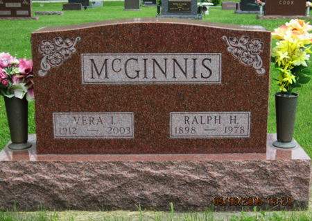 MCGINNIS, VERA I - Dallas County, Iowa | VERA I MCGINNIS 