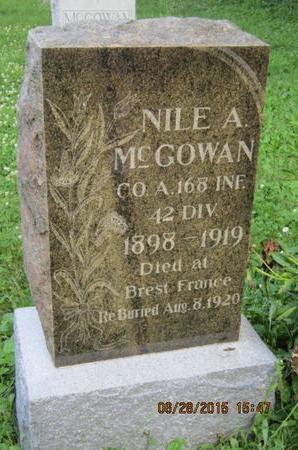 MCGOWAN, NILE A - Dallas County, Iowa | NILE A MCGOWAN 