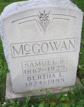 MCGOWAN, BERTHA L - Dallas County, Iowa | BERTHA L MCGOWAN 