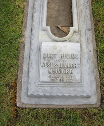 MCINTIRE, WEST HULING - Dallas County, Iowa | WEST HULING MCINTIRE 