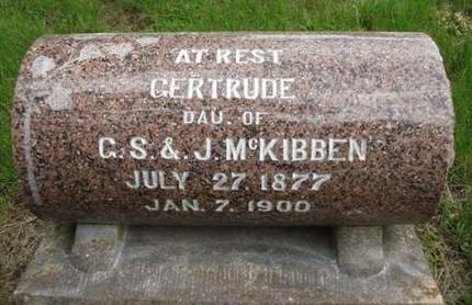 MCKIBBEN, LILLY GERTRUDE - Dallas County, Iowa | LILLY GERTRUDE MCKIBBEN 