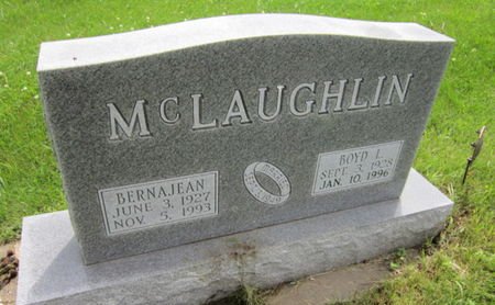 MCLAUGHLIN, BERNAJEAN - Dallas County, Iowa | BERNAJEAN MCLAUGHLIN 