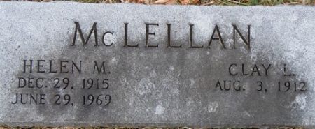 MCLELLAN, HELEN M. - Dallas County, Iowa | HELEN M. MCLELLAN 