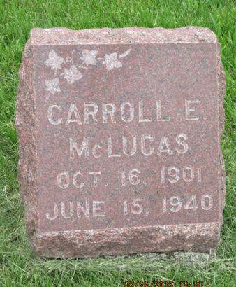 MCLUCAS, CARROLL E - Dallas County, Iowa | CARROLL E MCLUCAS 