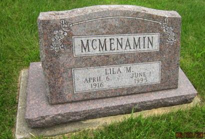 MCMENAMIN, LILA M - Dallas County, Iowa | LILA M MCMENAMIN 