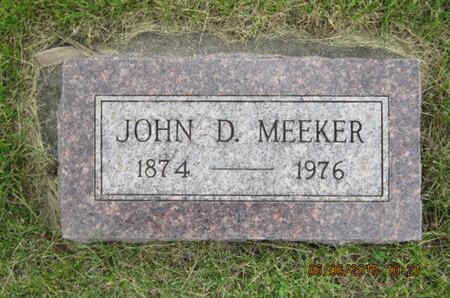 MEEKER, JOHN D - Dallas County, Iowa | JOHN D MEEKER 