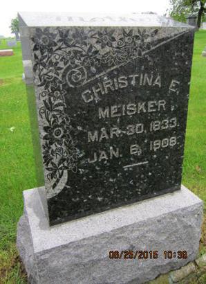 MEISKER, CHRISTINA E - Dallas County, Iowa | CHRISTINA E MEISKER 