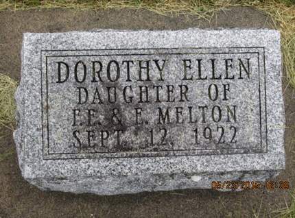 MELTON, DOROTHY ELLEN - Dallas County, Iowa | DOROTHY ELLEN MELTON 