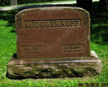MIDDLEKAUFF, B FRANK - Dallas County, Iowa | B FRANK MIDDLEKAUFF 