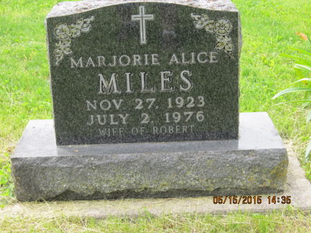 MILES, MARJORIE ALICE - Dallas County, Iowa | MARJORIE ALICE MILES 