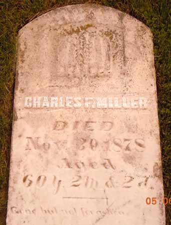 MILLER, CHARLES F - Dallas County, Iowa | CHARLES F MILLER 