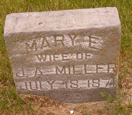 MILLER, MARY E - Dallas County, Iowa | MARY E MILLER 