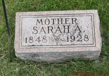 MILLS, SARAH A - Dallas County, Iowa | SARAH A MILLS 