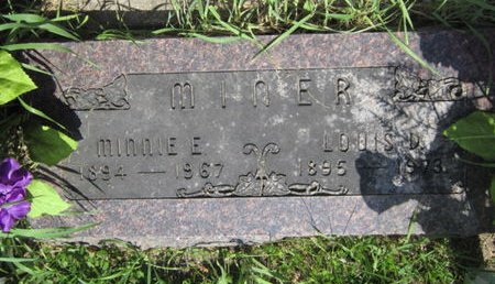 MINER, MINNIE E - Dallas County, Iowa | MINNIE E MINER 