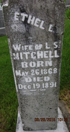 MITCHELL, ETHEL L - Dallas County, Iowa | ETHEL L MITCHELL 