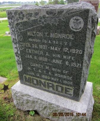 MONROE, MILTON T - Dallas County, Iowa | MILTON T MONROE 