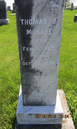 MONROE, THOMAS B - Dallas County, Iowa | THOMAS B MONROE 