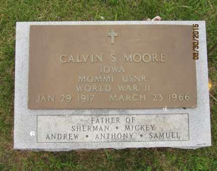 MOORE, CALVIN S - Dallas County, Iowa | CALVIN S MOORE 