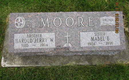 MOORE, MABEL E - Dallas County, Iowa | MABEL E MOORE 