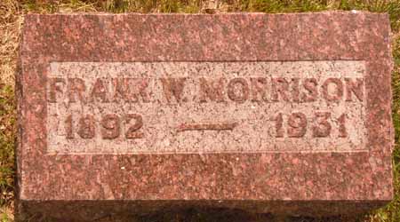 MORRISON, FRANK W - Dallas County, Iowa | FRANK W MORRISON 