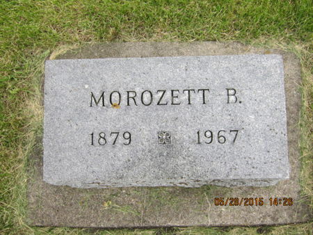 MORRISON, MOROZETT B - Dallas County, Iowa | MOROZETT B MORRISON 