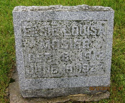 MOSIER, ELSIE LOUISA - Dallas County, Iowa | ELSIE LOUISA MOSIER 