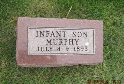 MURPHY, INFANT SON - Dallas County, Iowa | INFANT SON MURPHY 