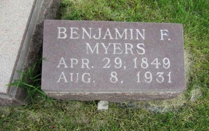 MYERS, BENJAMIN F - Dallas County, Iowa | BENJAMIN F MYERS 
