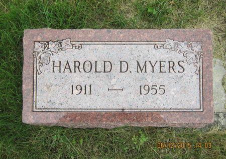 MYERS, HAROLD D - Dallas County, Iowa | HAROLD D MYERS 