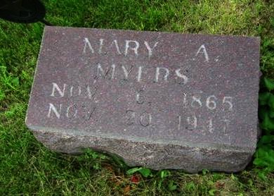 MYERS, MARY A - Dallas County, Iowa | MARY A MYERS 