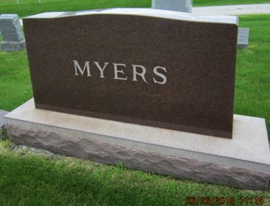 MYERS, FAMILY STONE - Dallas County, Iowa | FAMILY STONE MYERS 
