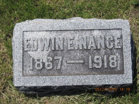 NANCE, EDWIN E - Dallas County, Iowa | EDWIN E NANCE 