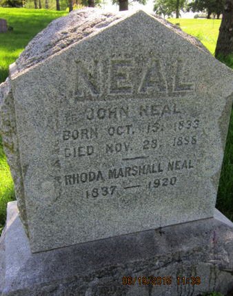 MARSHALL NEAL, RHODA - Dallas County, Iowa | RHODA MARSHALL NEAL 